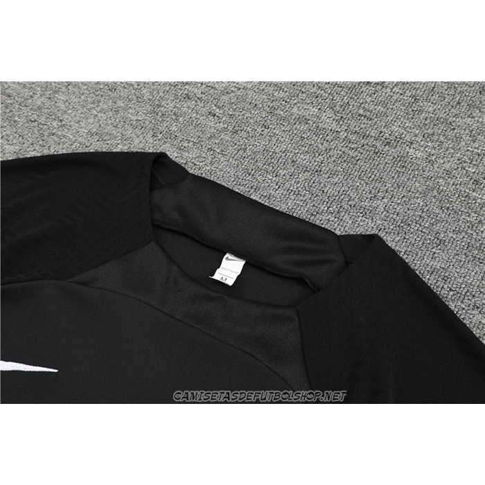 Chandal del Paris Saint-Germain 22-23 Manga Corta Negro - Pantalon Corto